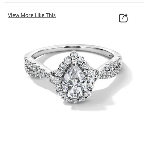 Engagement ring size 8 I bought it at Zales it is polished and clean - Picture 6 of 6